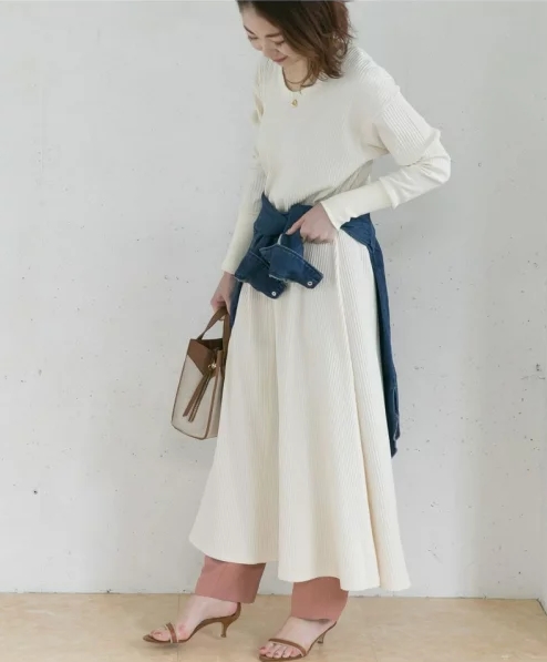 2WAYカットフレアワンピース