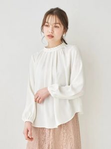 とろみ2wayブラウス