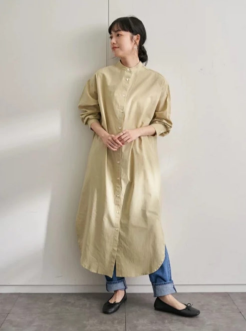 シャツワンピース