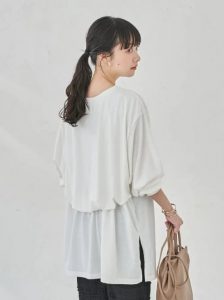 前後2WAYカットチュニック