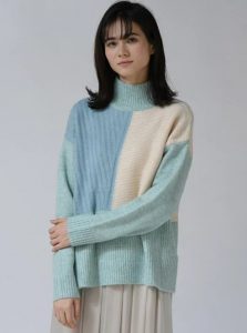 【socolla】2WAY配色切り替えプルオーバー