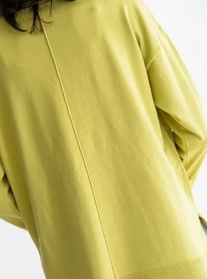 袖スリット抗菌ニット