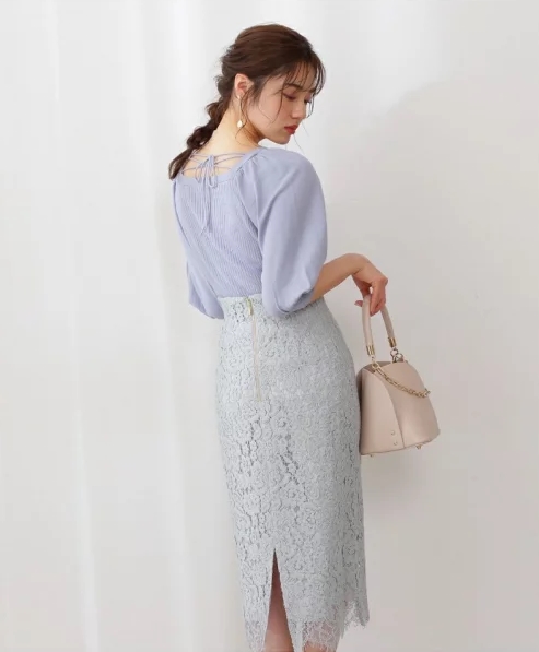 ナローレーススカート