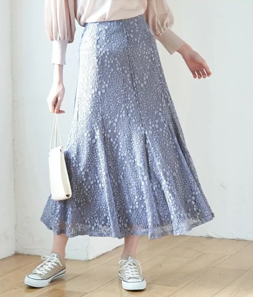 レースマーメイドスカート