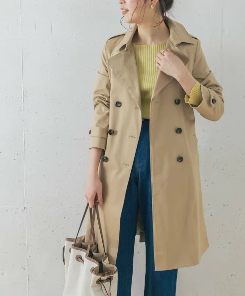 リボントレンチコート