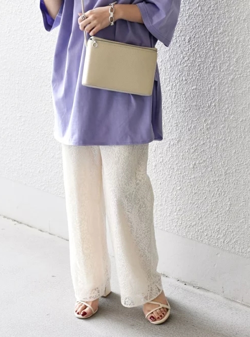 ペイズリーレースパンツ