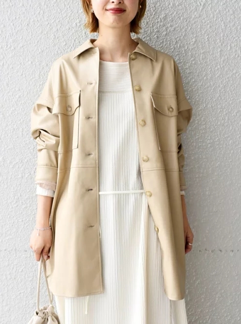 フェイクレザージャケット