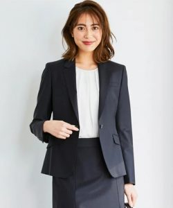ファインネスウール 1つ釦 テーラード ジャケット