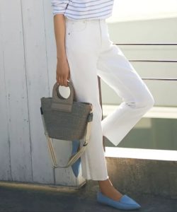 23区DENIMハイライズカットオフデニム