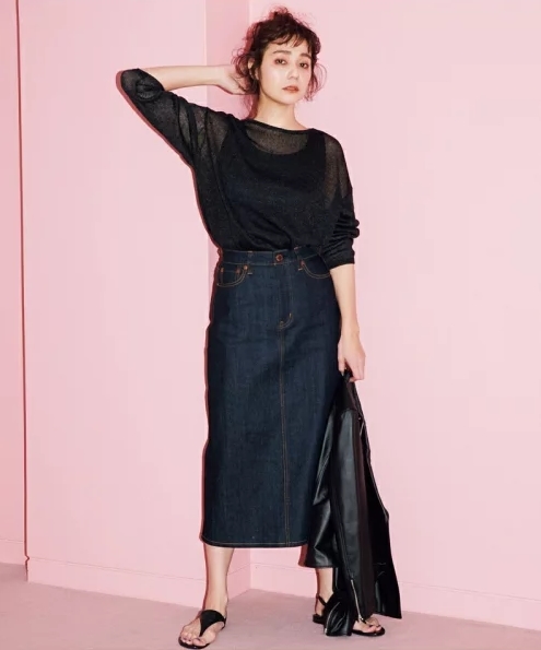 23区DENIMストレッチデニム スカート