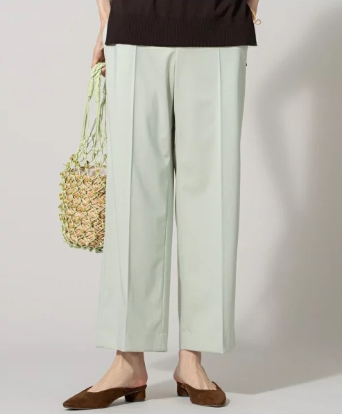 ハイストレッチポンチ ワイドストレートパンツ