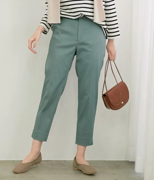 綿サテンパンツ