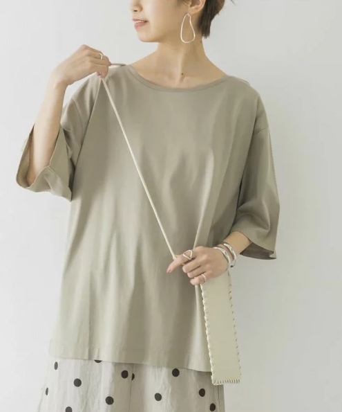 ペルビアンコットンルーズTシャツ