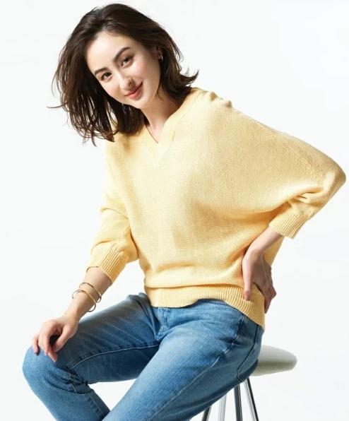 フレンチフラックス ドルマン ニット