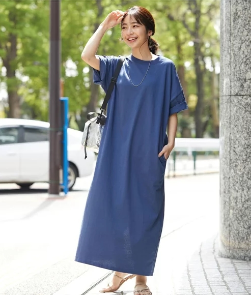 ポケット付きTeeワンピース