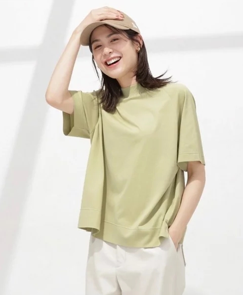 Anti Soaked 汗染み防止 ラグランTシャツ 半袖