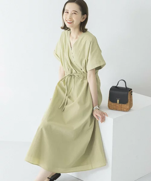 カシュクールワンピース