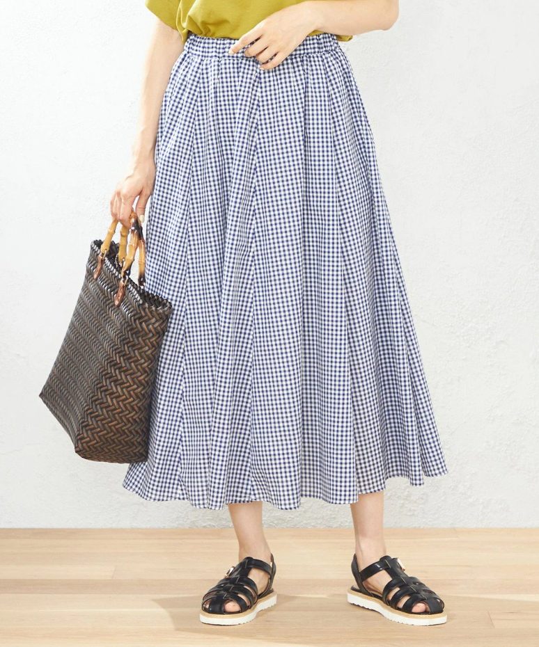 シャンブレーライク スカート