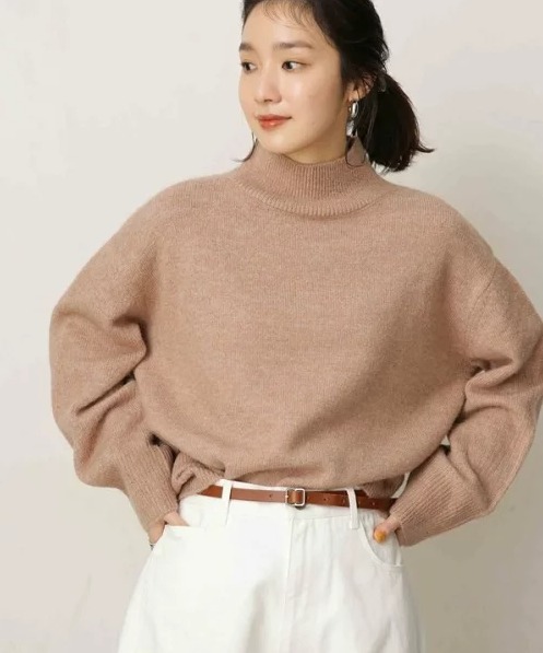 nano･universe LB.04 ハイネックラウンドニットトップス