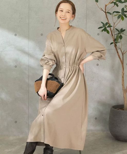 ROSSO イージーケアシャツワンピース