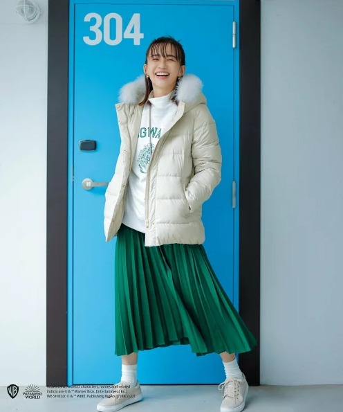 any FAM ウーリッシュ プリーツスカート