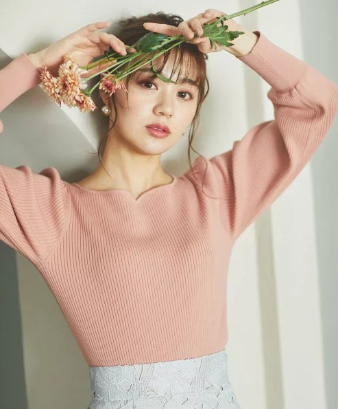 PROPORTION BODY DRESSING スクエアハートカットニット