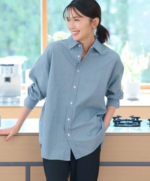 any FAM ダンガリーシャツ