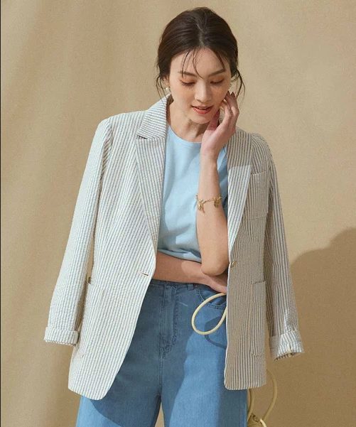 23区 サッカーストライプ ジャケット