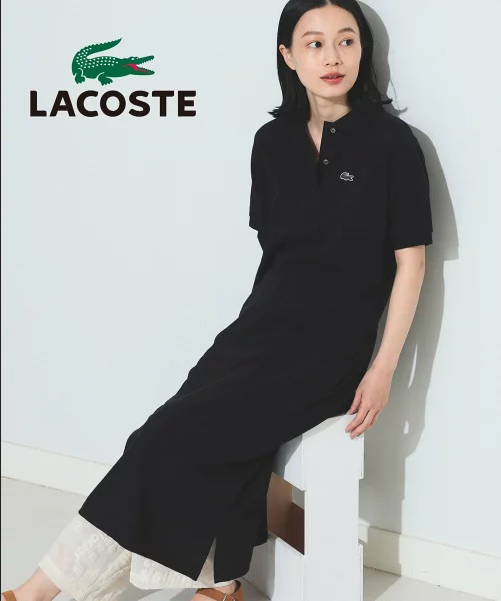 LACOSTE for BEAMS BOY 別注 ピケ ワンピース 23SS