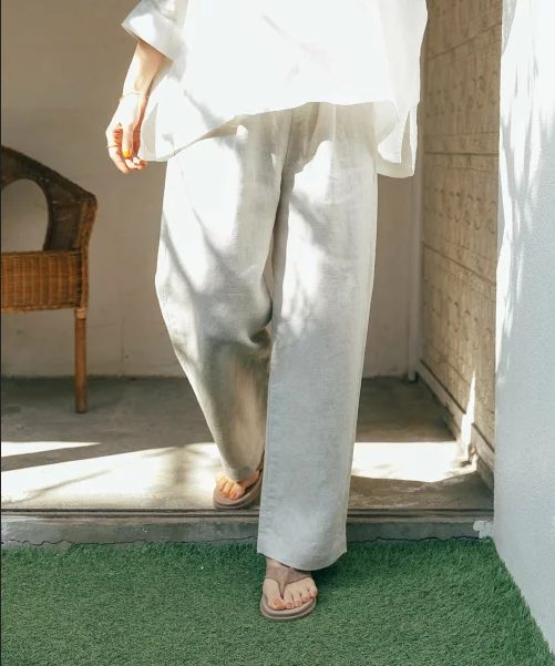 DOORS リネンツイルイージーパンツ