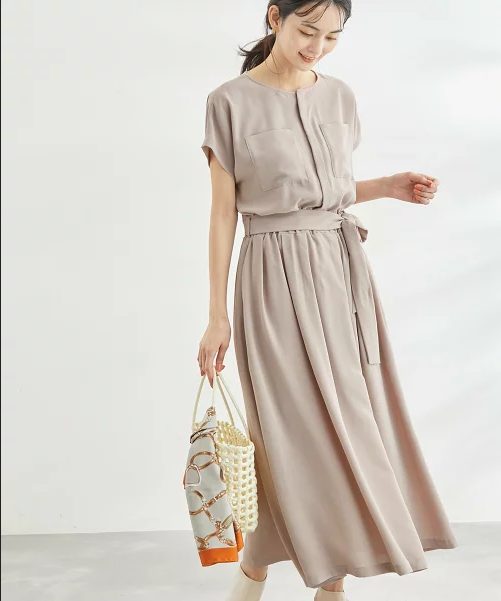 ROPE’ PICNIC タックスカートワンピース（GDE13280）