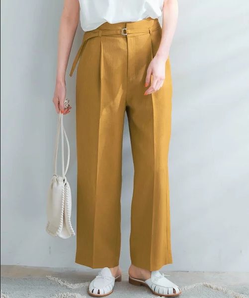 ROSSO マルチWAYリネンライクワイドパンツ