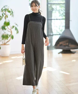 any SiS 起毛ストライプ ロンパース