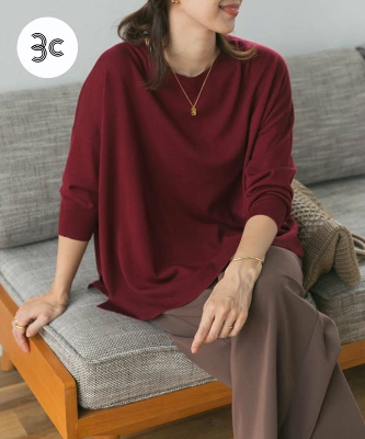 DOORS ウォッシャブルウールワイドプルオーバー