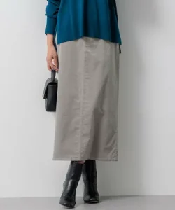 23区 DENIM ベルベットストレッチ Aライン スカート