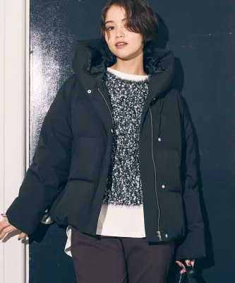 COMME CA ISM フーデッドショートダウン