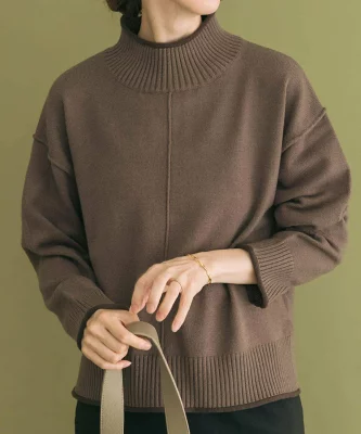 ITEMS ハイショクハイネックニット