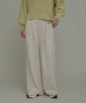 Sonny Label 裏起毛イージーワイドパンツ
