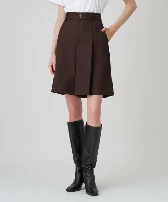 ANAYI ブライトツイルハーフパンツ