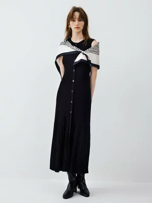 FRAY I.D スカーフセットニットワンピース