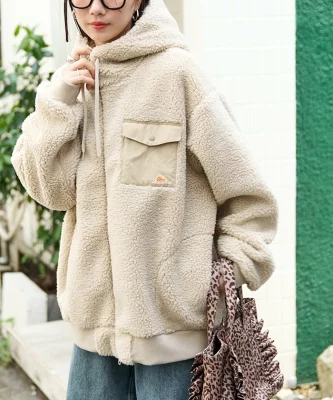 FREAK’S STORE 別注 ボア フーディー ミドル コート