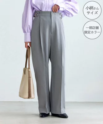 ROPE’ PICNIC 【低身長・小柄さんサイズ】クリアツイルワイドパンツ