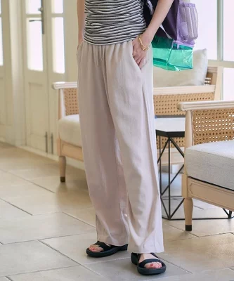 FREAK’S STORE リネンレーヨン イージーパンツ 全10色